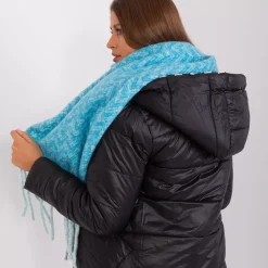 JEANS Huivit Ja Käsineet></noscript>Wool Fashion suuri neulehuivi turkoosi