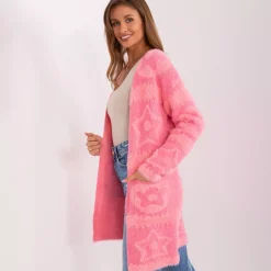 JEANS Neuleet></noscript>Wool Fashion Tilda neuletakki pinkki
