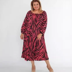 JEANS Plus!>World Paula seeprakuvioinen mekko mauve