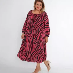 JEANS Plus!>World Paula seeprakuvioinen mekko mauve