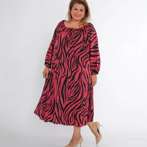 JEANS Plus!>World Paula seeprakuvioinen mekko mauve