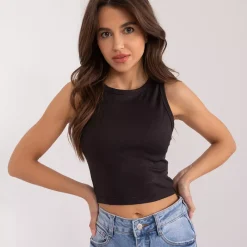 JEANS Lyhythihaiset Paidat Ja Topit></noscript>Your Red Lips Crop toppi musta