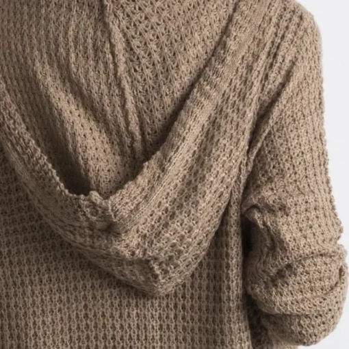 JEANS Takit>Yups neuletakki hupulla vaaleanruskea
