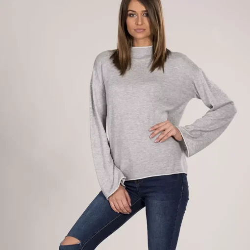 JEANS Pitkähihaiset Paidat>Yups Piper paita vaaleanharmaa