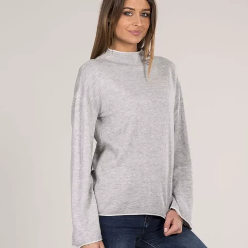 JEANS Pitkähihaiset Paidat>Yups Piper paita vaaleanharmaa